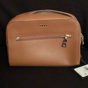 DKNY Leather makeup bag